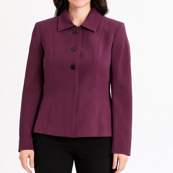 Calvin Klein Jackets & Blazers - Calvin Klein Women's Plum Blazer